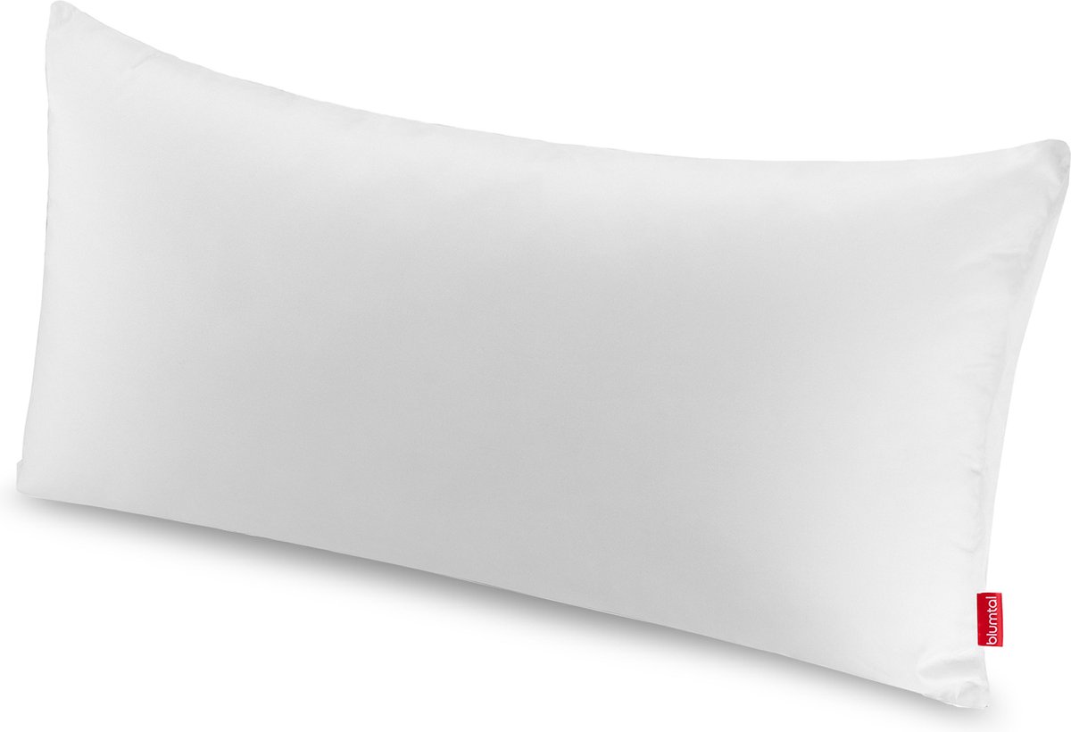 Blumtal Kussen Uno - Hoofdkussen met aanpasbare vulling - 100 % Microvezel - 40 x 80cm Wit