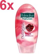 Palmolive Naturals - Nutra Fruit - Grenade - Gel douche - 6x 200 ml - Pack économique