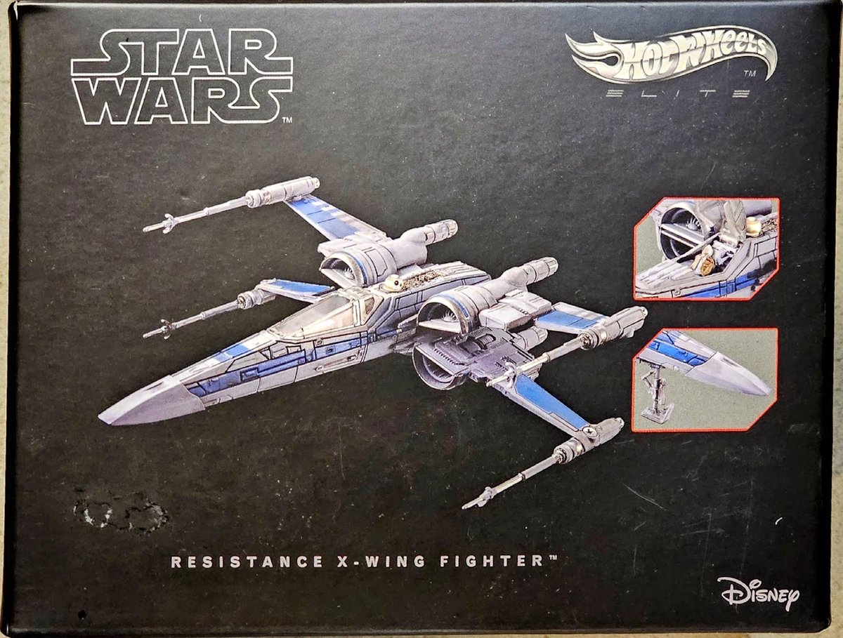 Veicolo Star Wars Black Series Titanium - Resistance X-Wing (Episodio VII) Con Supporto Espositore - 2
