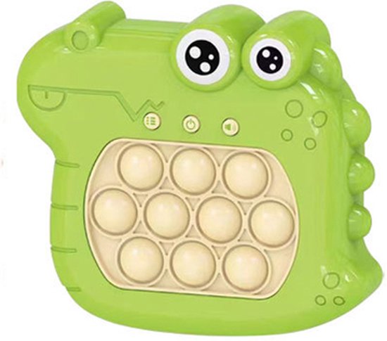 Pop It Fidget Toy - Crocodile - Jeu de Push Quick - Jouets anti stress -  pour petits