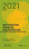 Zakboek Wetteksten voor de Hulpofficier 2021