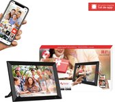 Frameo Digitale Fotolijst 10.1 Inch - Glasdisplay - HD Kwaliteit - WiFi - IPS Touchscreen - 16GB Opslag - Frameo App - Model ZN-DP1002