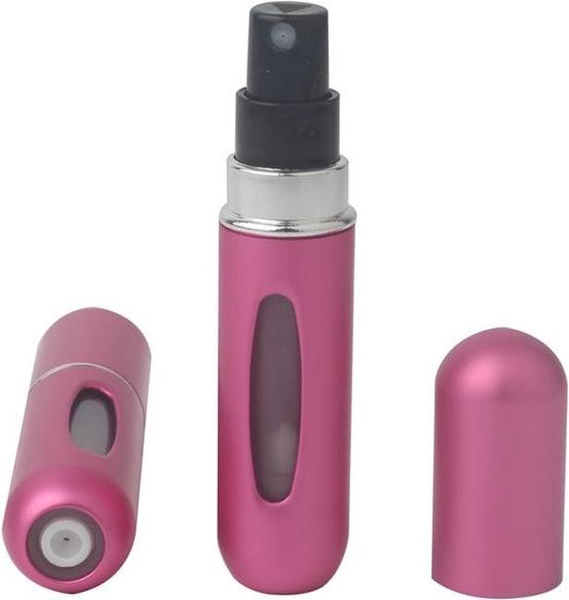 Goedkoopste CHPN - Parfumflesje - Hervulbaar Parfumflesje - Verstuiver - Reisflesje - Mini Meeneem flesje - Reisparfum - Roze - Parfumverstuiver - 5ML