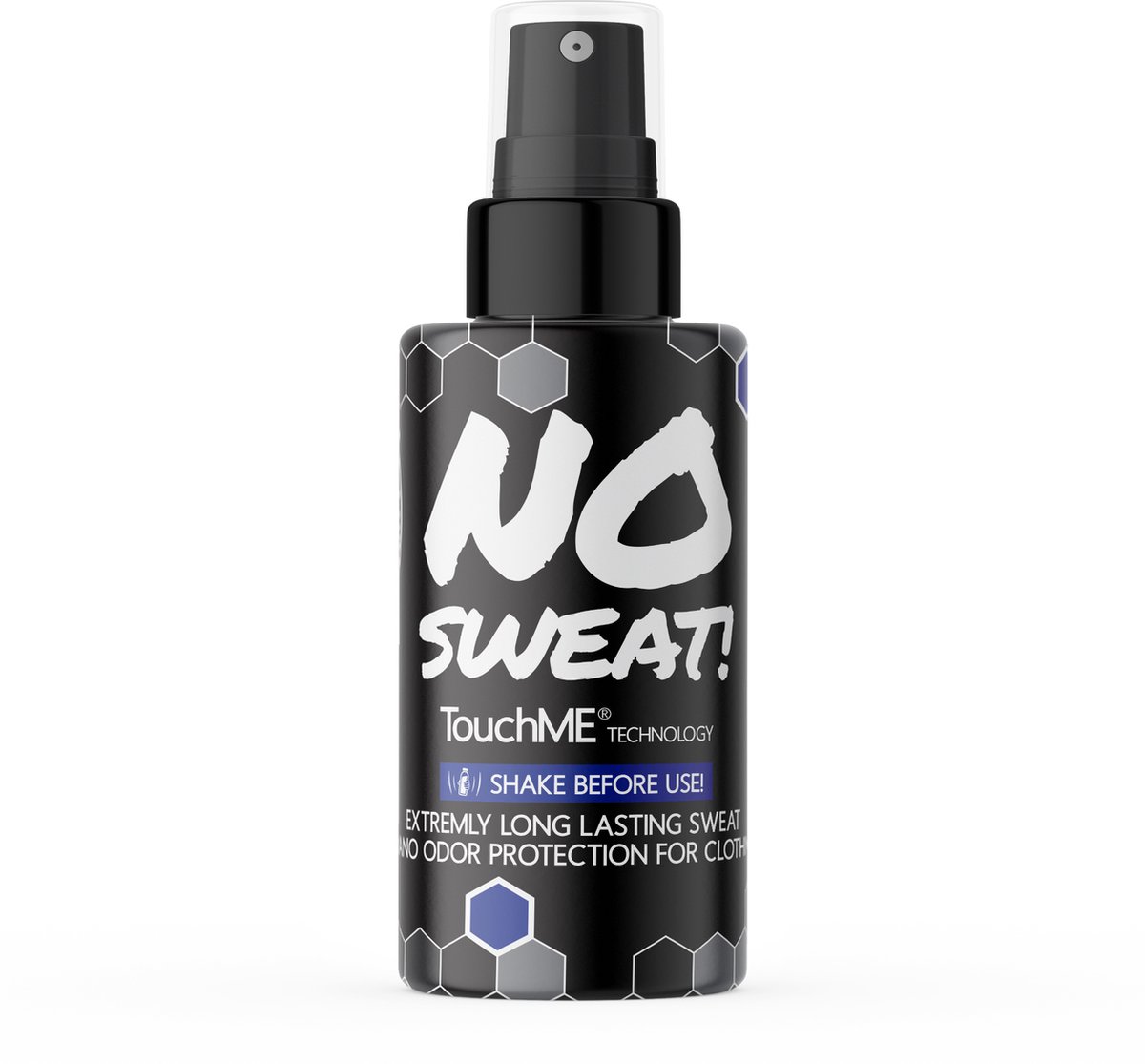 NO SWEAT! by TouchME® - Textielspray tegen ongewenste lichaamsgeur - 50ml
