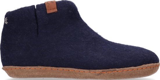 Tofvel Mula Wolvilt Sloffen Navy Blue