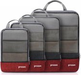 Comprimeerbare verpakkingskubussen voor het organiseren van je bagage, compressiepakkubus, paktassenset en bagage-organizer voor rugzak en koffers