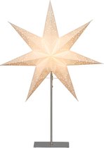 Étoile Star Trading avec éclairage | La fenêtre de décoration de Noël illumine la décoration de Noël à l'intérieur | Étoile de papier illuminée | Lampe de Noël| Poinsettia debout illuminé | Lampadaire Étoile de Noël