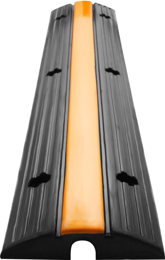 D-Line kabelbrug rubber vloergoot 60x12mm 1,8m zwart