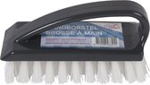 2x pcs Brosse à main noire / Brosse de nettoyage avec manche - 13 cm - Articles de nettoyage / autolaveuses / brosses à récurer