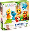 foto van Lalaboom Educatieve Kralen Set Dieren Cadeaudoos - 25 Stuks
