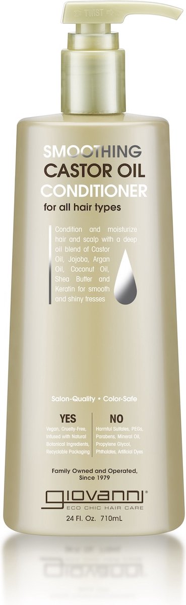 Giovanni Cosmetics - Smoothing Castor Oil Conditioner - 710 ml