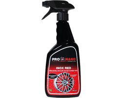 ProNano | Pro Nano Inox Red 750ml | Velgenreiniger | Nano Technologie | reinigen van verschillende soorten wielen en andere metalen oppervlaktes.
