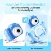 Kruzzel full HD digitale camera voor kinderen  - Met meegeleverde mini SD kaart - Camera kinderen - Blauw