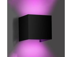 LED Wandlamp - Velvalux - Up & Down - 9W - Smart WiFi + Bluetooth - RGBW - Dimbaar - Instelbare…