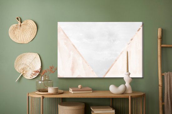 Roi de la Peinture - Tableau sur Toile Abstraction Moderne - 120 x 80 cm