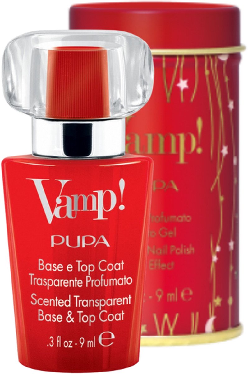 Goedkoopste Vamp! Pupa Nagellak Base & Top Coat - 216 Rood