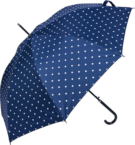 Juleeze Paraplu Volwassenen Ø 98 cm Blauw Polyester Stippen