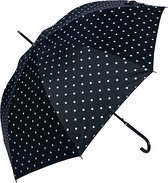 Juleeze Paraplu Volwassenen Ø 98 cm Zwart Polyester Stippen