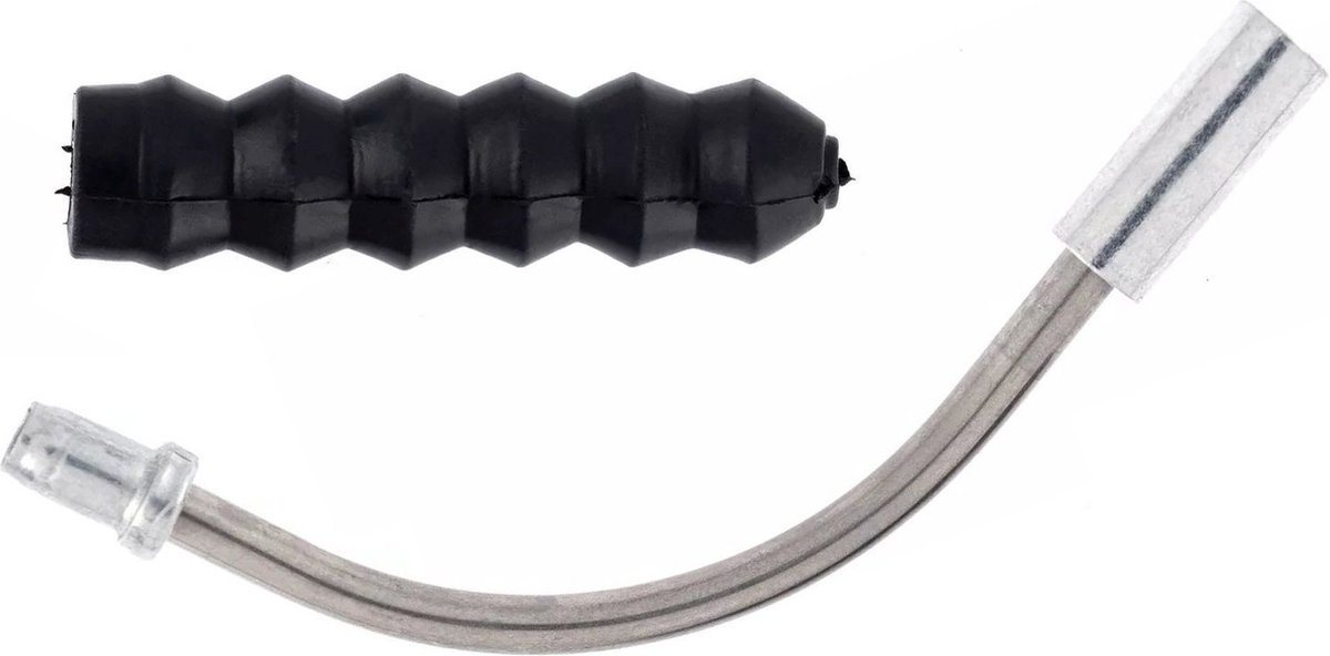 Bofix Kabelbochten V-brake Rubbers 90º 6 Stuks Zilver