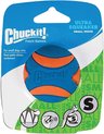 Chuckit! Ultra Squeaker Bal - Hondenspeelgoed - Hondenbal - Duurzaam rubber - Small - Ø5 cm - Blauw/Oranje - 1 Stuks