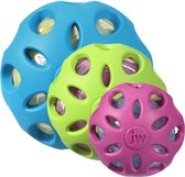 JW Crackle Head Ball - Ø 5,5 cm - Hondenspeeltje - Hondenbal - Meerkleurig - Small