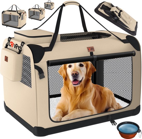 Camon | Box de transport pour voiture pour chien et chiot