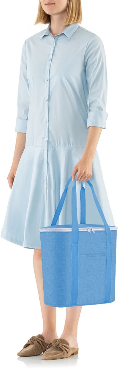 Reisenthel Thermoshopper Koeltas - 15L - Twist Azure Blauw van Reisenthel — afbeelding 2