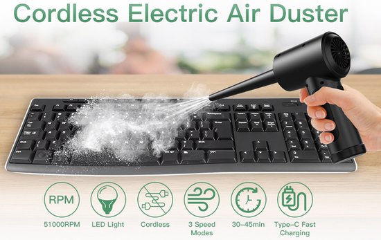 6000PA ASPIRATEUR SANS Fil Souffleur De Voiture Mini Home Duster USB  Électrique EUR 14,80 - PicClick FR