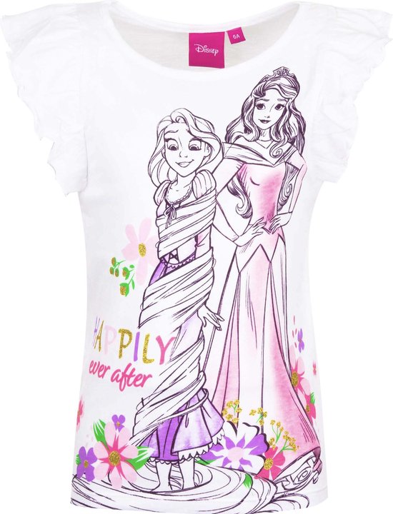 Disney Princess set - rok + T-shirt - roze/wit - jaar)