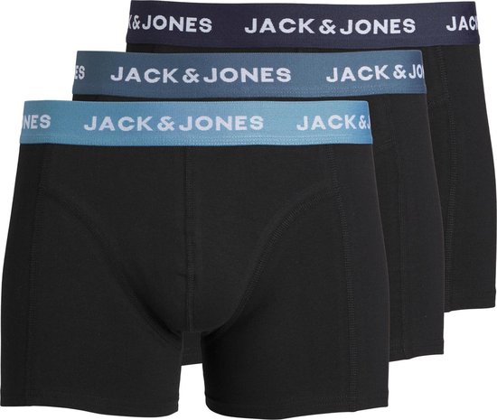 Jack&Jones Heren Solid Alex Trunks 3 Pack Black L