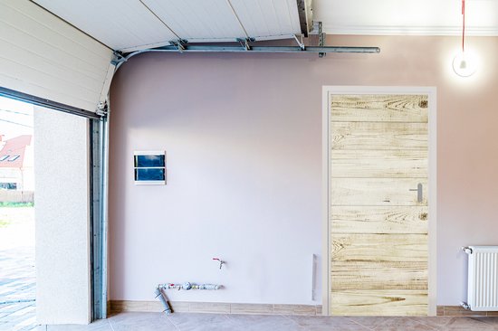 Sticker de porte Vintage - Bois - Planche - Sol - 80x205 cm - Poster de porte