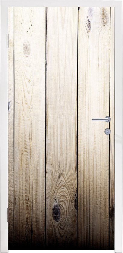 Sticker de porte Planches - Bois - Vintage - Design - 95x235 cm - Poster de porte