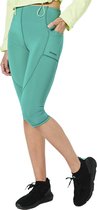 SUPERDRY Run Cropped Tight Dames - Teal Blue - L