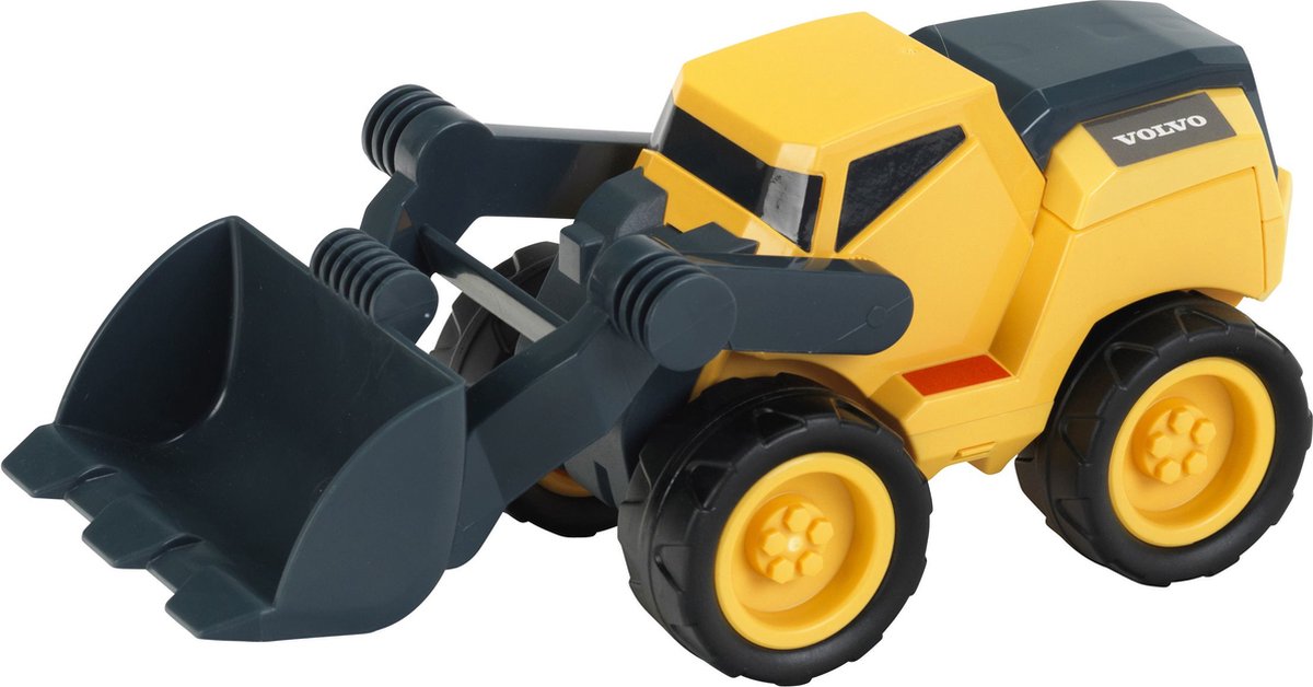 Klein Toys - Volvo Power shovel - 24x11,5x11 cm - schaal 1:24 - geel zwart