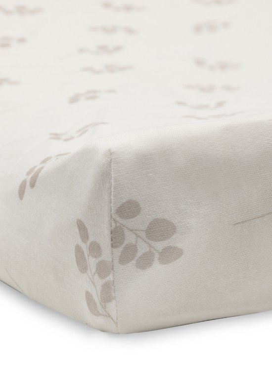 Jollein - Aankleedkussenhoes Jersey 50x70cm - Zachte Hoes Baby Aankleedkussen - Twig - Wild Rose — afbeelding 5