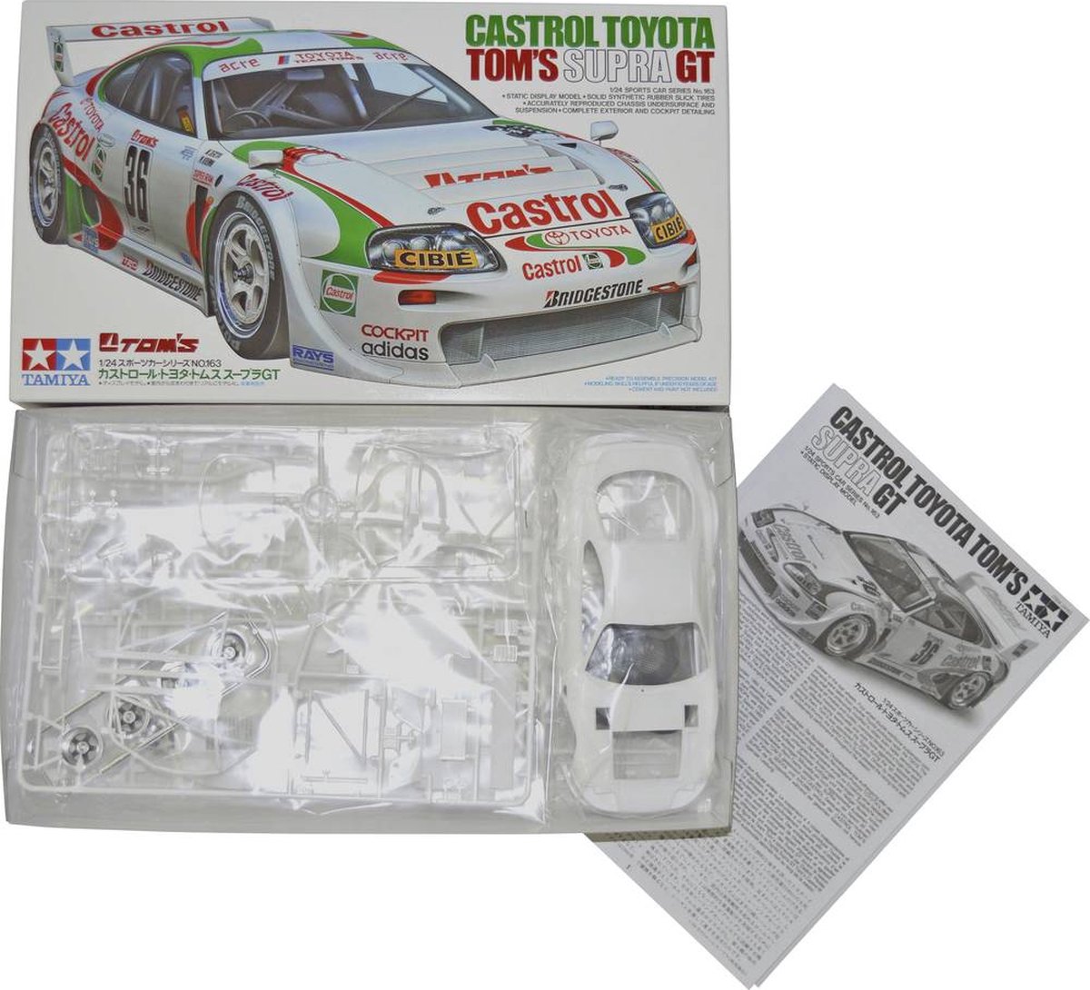 Castrol Toyota Tom's Supra GT - Maquette Tamiya 24163 1:24