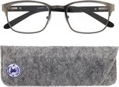 Leesbril INY Buddy +02.00 Metaal - stevige lichtmetalen leesbril van onberispelijke kwaliteit. Hoogwaardige glazen. Beste prijs-kwaliteit voor uw ogen.