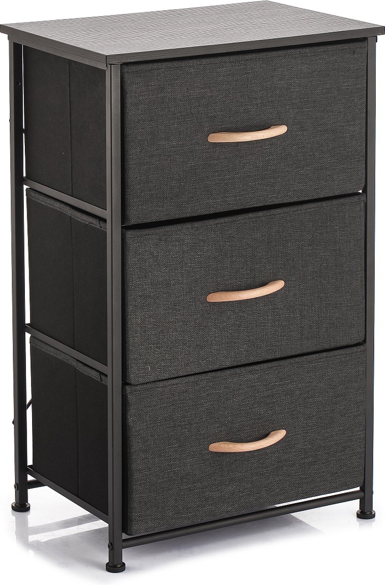 Mesa living - Design Ladekast – Dressoir - Kast met 3 lades – Bruin