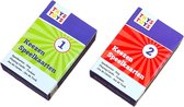 Keezen Cartes à jouer - Jeu de cartes adapté au jeu de société Keezen - Keezenspel (deux jeux, total 120 cartes)