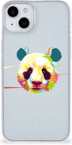 Back Case TPU Siliconen Hoesje Geschikt voor iPhone 15 Smartphone hoesje Panda Color