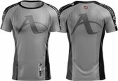T-shirt Arawaza | dry-fit | grijs-zwart (Maat: L)