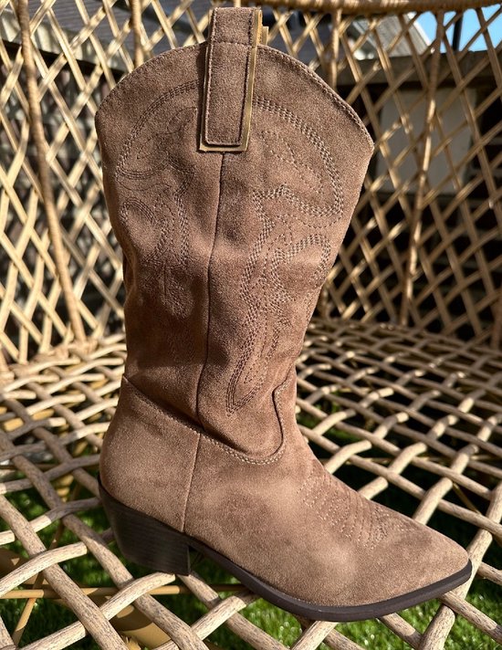 Western Boots - Cecilia - Taupe