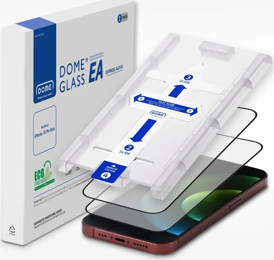 Verre Whitestone Dome EA adapté à Apple iPhone 15 Pro Max | Protecteur  d'écran avec... | bol