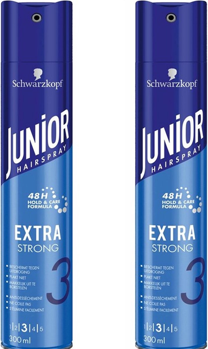 Junior Haarlak - Extra Strong - 2 x 300 ml