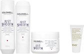 Goldwell Dualsenses Just Smooth Taming Set - Shampoo + Conditioner + Haarmasker + WILLEKEURIG Travel Size