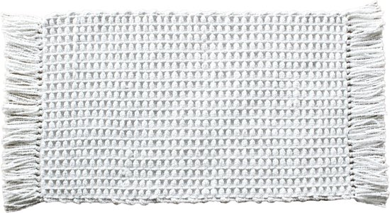 Heckettlane Madras Badmat - 70x120 cm - White