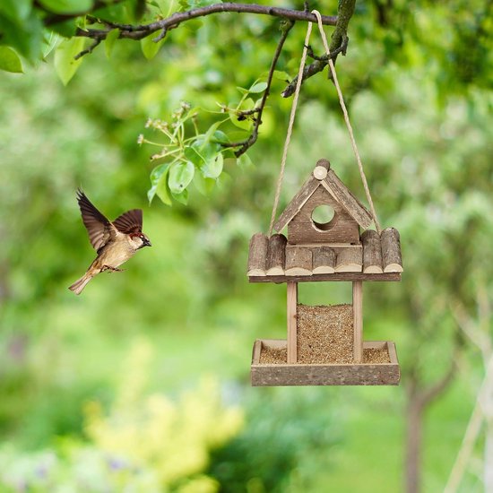 Superbe mangeoire oiseaux à suspendre !