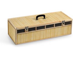 Natural - Kooi - Duif - Duivenmand Bamboe 6 Duiven 31x77x22cm - 1st