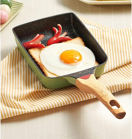 Pan à omelette japonaise avec revêtement antiadhésif, Pan à œufs  Tamagoyaki, Mini