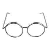 Durable Amigurumi bril 35mm (5 stuks) zilver (kleur 010)